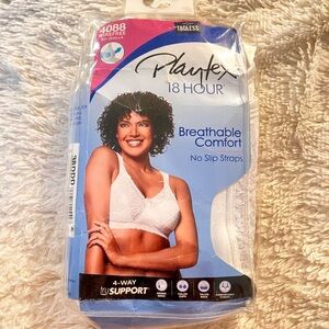 Playtex 18 Hour White Comfort Bra